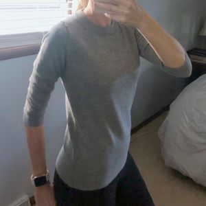 J Crew Gray sweater.